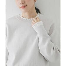 フリルデザインシアーカットソー