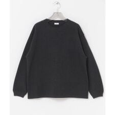 crepuscule　Co/Ra Moss Stitch Pullover