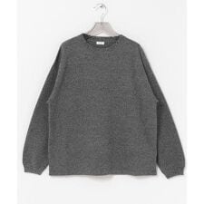 crepuscule　Co/Ra Moss Stitch Pullover