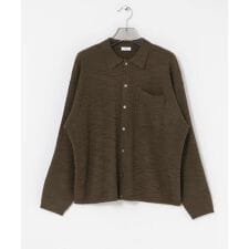 crepuscule　Crepe Knit Shirts