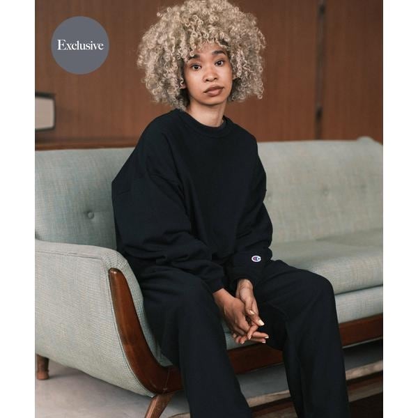 『別注』Champion×Wide Dad　RW DAD SWEAT CREW-NECK