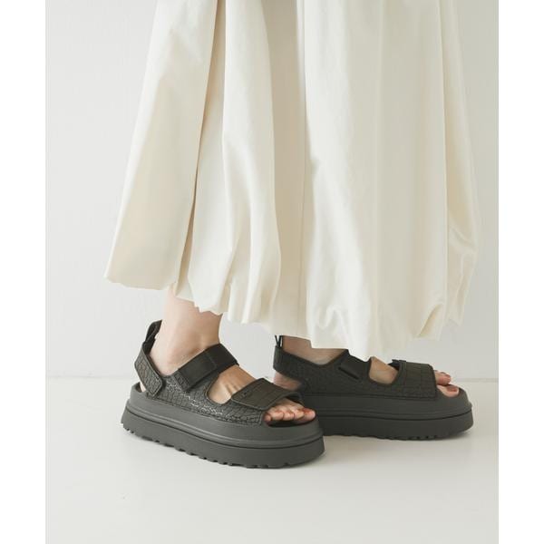 [�}���C]UGG W GOLDENGLOW EMBOSSED/�A�[�o�����T�[�`�iURBAN RESEARCH�j �_�[�N�u���E��