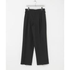 new basic　HIGH TWIST WOOL TROUSER