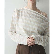 マルチボーダー2WAYカットソー