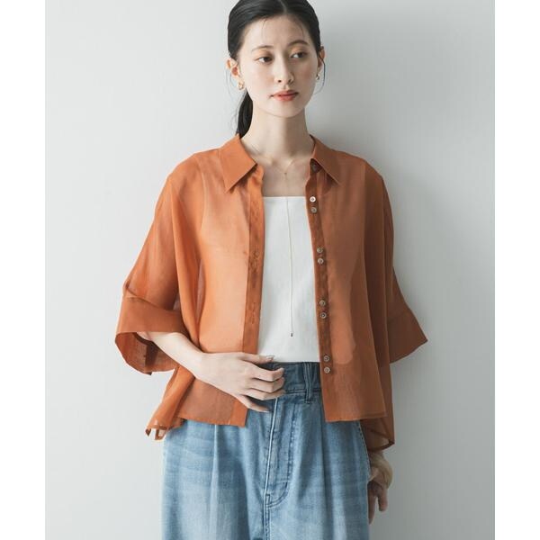 ハーフスリーブシアーショートシャツ | アーバンリサーチ(URBAN