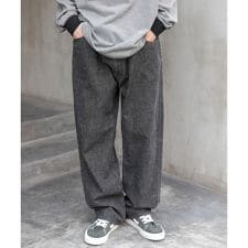 FORK&SPOON　綿麻デニム5ポケットパンツ