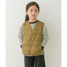TAION　V-NECK BUTTON DOWN VEST(KIDS)