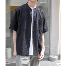 アーバンリサーチ ドアーズ(URBAN RESEARCH DOORS)のFORK&SPOON　アニヴェンサッカーシャツ