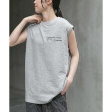 アーバンリサーチ ドアーズ(URBAN RESEARCH DOORS)のFORK&SPOON　エンブロイダリーノースリーブTシャツ