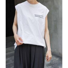 アーバンリサーチ ドアーズ(URBAN RESEARCH DOORS)のFORK&SPOON　エンブロイダリーノースリーブTシャツ