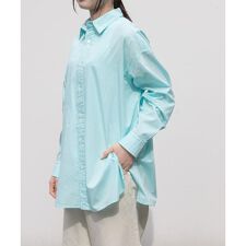 FORK&SPOON　ガーメントダイロングスリーブシャツ