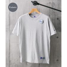 『別注』RUSSELL ATHLETIC×DOORS　USA Cotton Basic Tee