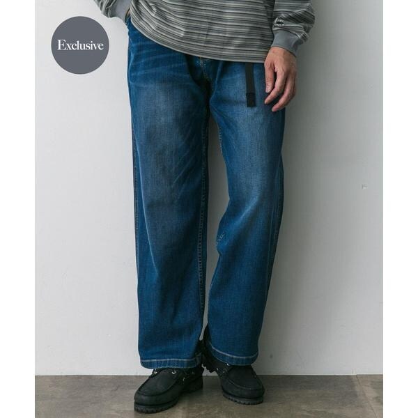 【NIKKE】ワイド デニム スラックス ADAM ET ROPE' JEANS ADAM ET ROPÉ HOMME(アダム エ ロペ オム) / 【NIKKE】ワイド