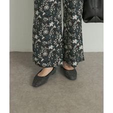 メッシュフラットパンプス