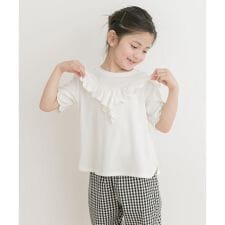 メローフリルリブTシャツ(KIDS)