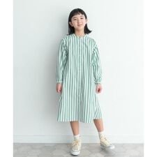 『親子リンク』コットンストライプワンピース(KIDS)