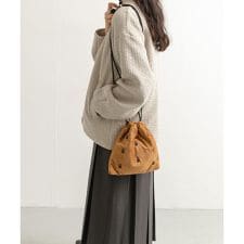 『別注』beej×DOORS　刺繍巾着バッグ