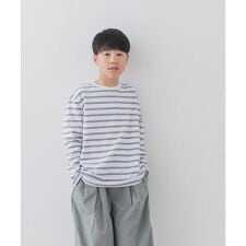 『親子リンク』『WEB/一部店舗限定サイズ』ボーダーワイドプルオーバー(KI