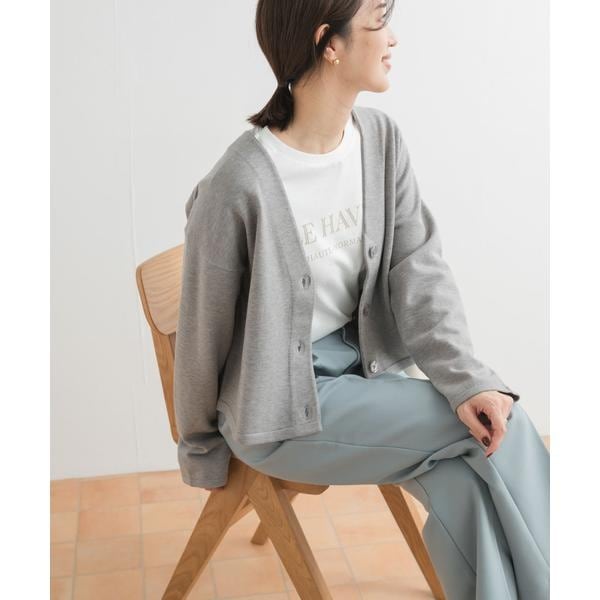 URBAN RESEARCH DOORS グレー USAコットン カーディガン URBAN RESEARCH DOORS グレー USAコットン カーディガン URBAN
