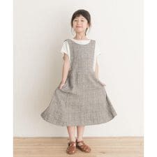 『親子リンク』リネンレーヨンジャンパースカート(KIDS)
