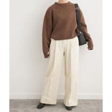 コーデュロイタックワイドパンツ