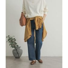デニムワイドパンツ