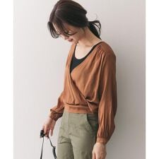 アーバンリサーチ ドアーズ(URBAN RESEARCH DOORS)のカシュクールブラウス∴