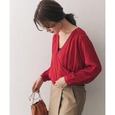 アーバンリサーチ ドアーズ(URBAN RESEARCH DOORS)のカシュクールブラウス∴