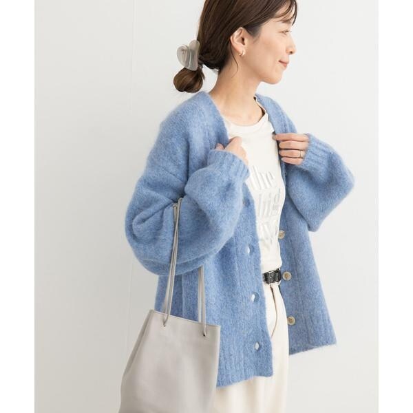 新品タグ付き　2WAYクロシェカーディガン　アーバンリサーチドアーズ　かぐれ URBAN RESEARCH DOORS カーディガン 「親子リンク」2WAYクロシェ