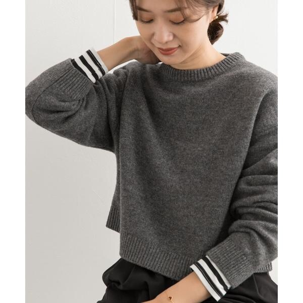 ショート丈ウールニット | アーバンリサーチ ドアーズ(URBAN RESEARCH