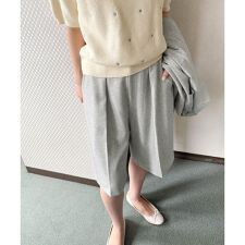 『セットアップ対応』 ワンタックハーフパンツ