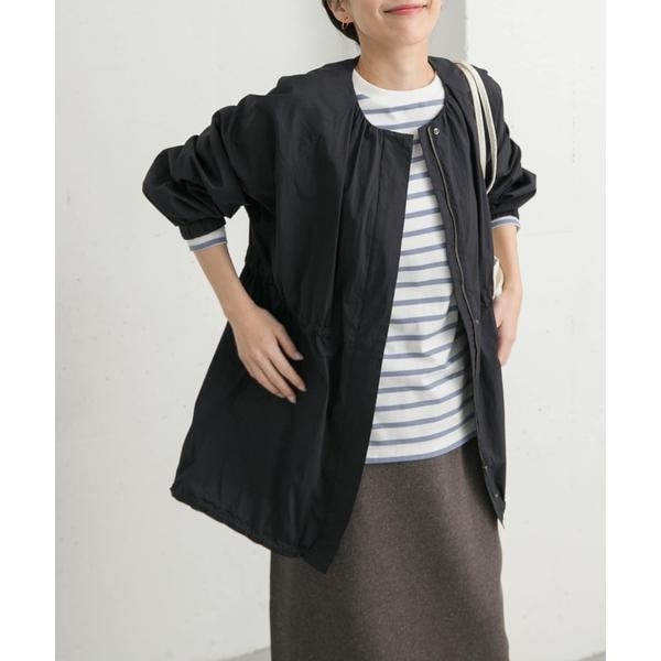 ギャザーノーカラーブルゾン | アーバンリサーチ ドアーズ(URBAN