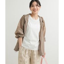 『UR TECH』ポケッタブル撥水フレアパーカー