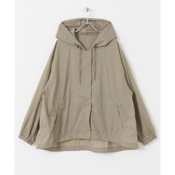 UR TECH』ポケッタブル撥水フレアパーカー