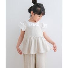 『セットアップ対応』レーヨンリネンキャミソールブラウス(KIDS)