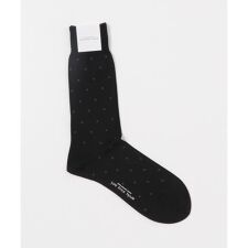 LIFE STYLE TAILOR　ドット柄ドレスソックス