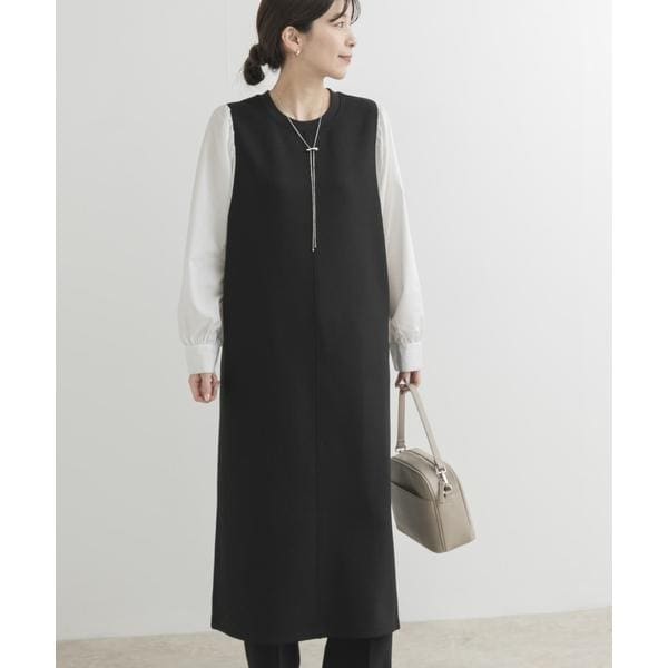 アーバンリサーチ　ドアーズ　リネンレーヨンドットフレアワンピース　M ブラック黒 URBAN RESEARCH DOORS｜リネンドットフレアワンピース | Rakuten
