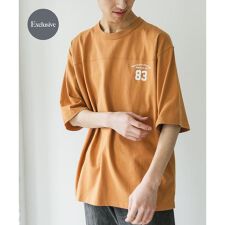 『別注』MANHATTAN PORTAGE×DOORS　フットボール オーバーサイズTシャツ
