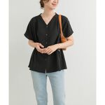 再入荷』Vネックウエストギャザーブラウス | アーバンリサーチ 