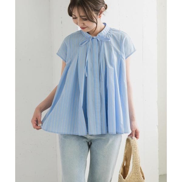 ストライプリボンフレアフレンチブラウス | アーバンリサーチ