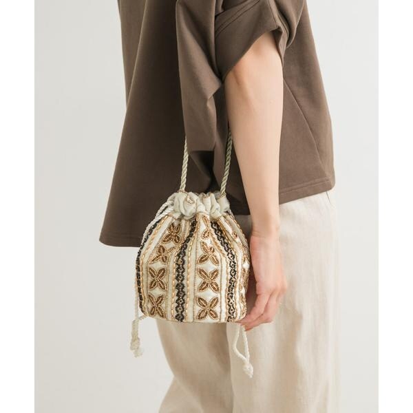 d*3様 【HB08】ワンハンドル巾着バッグ ビーズ織り d*3様 【HB08】ワンハンドル巾着バッグ ビーズ織り 楽天市場】ビーズ