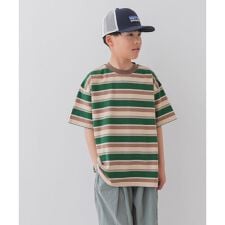 『WEB/一部店舗限定サイズ』マルチボーダールーズTシャツ(KIDS)