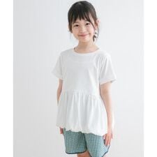 『親子リンク』『WEB/一部店舗限定サイズ』ペプラムバルーンTシャツ(KIDS)
