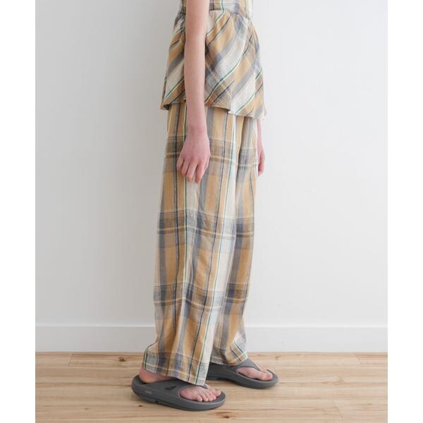 リピ割価格】かぐれ リネンチェックスクエアストール アーバンリサーチ