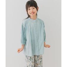『親子リンク』コットンボイルギャザーブラウス(KIDS)