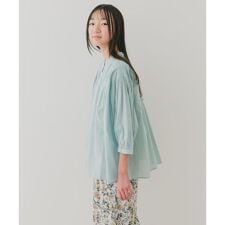『WEB/一部店舗限定』『親子リンク』コットンボイルギャザーブラウス(KIDS)