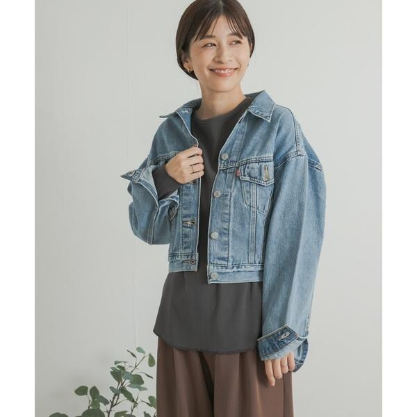 Levi's/リーバイス SLOBE別注 BALLOON SLEEVE TRACKER デニム