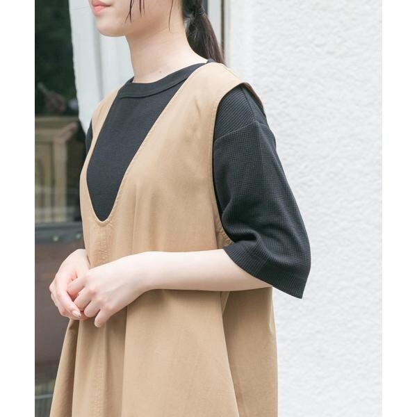 袖ドット柄切替ロングTシャツ | アーバンリサーチ ドアーズ(URBAN