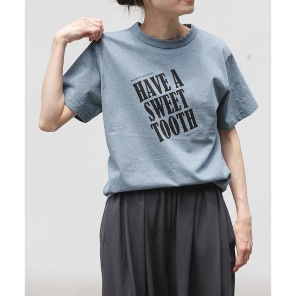 FORK&SPOON　オーバーダイロゴTシャツ