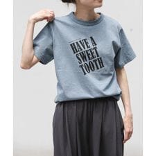 FORK&SPOON　オーバーダイロゴTシャツ